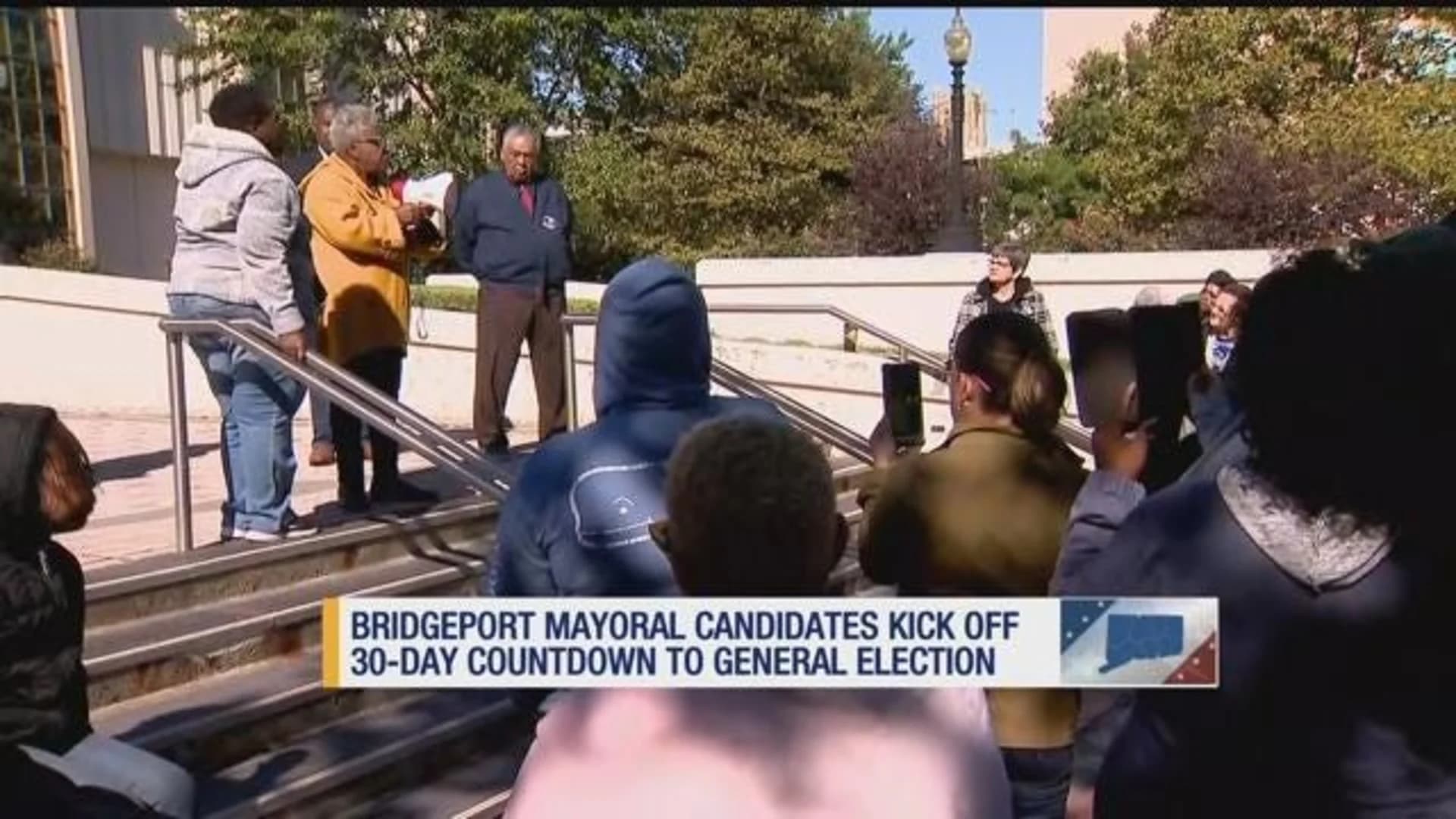 Candidates host rallies ahead of Bridgeport mayor race