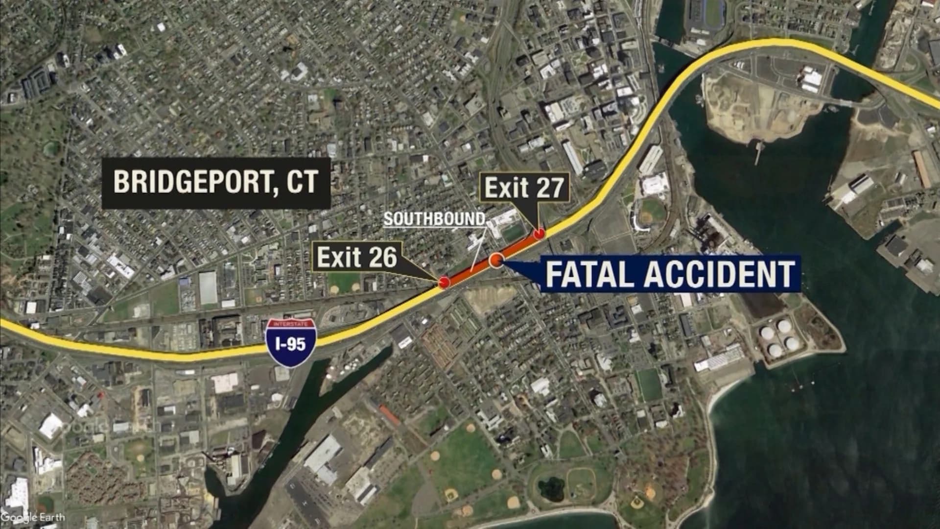 Woman fatally struck on I-95 in Bridgeport