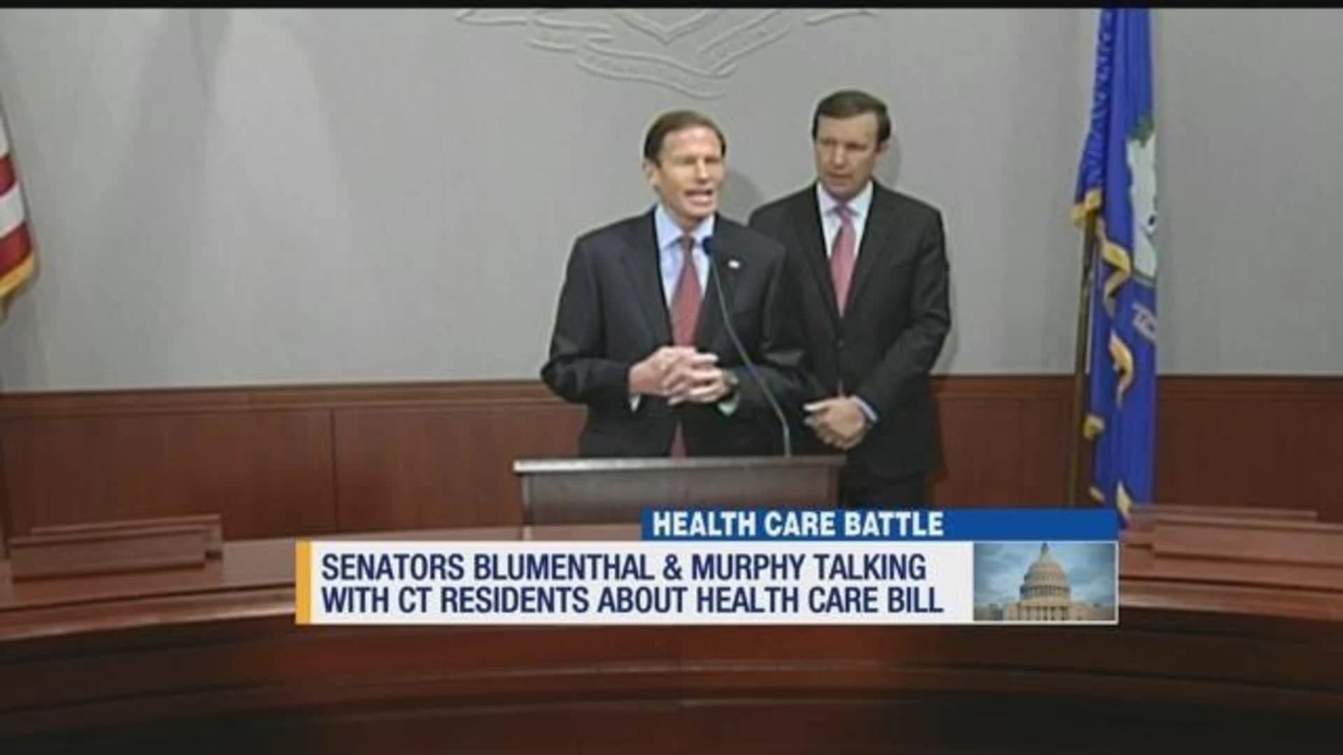 Blumenthal, Murphy blast GOP health bill