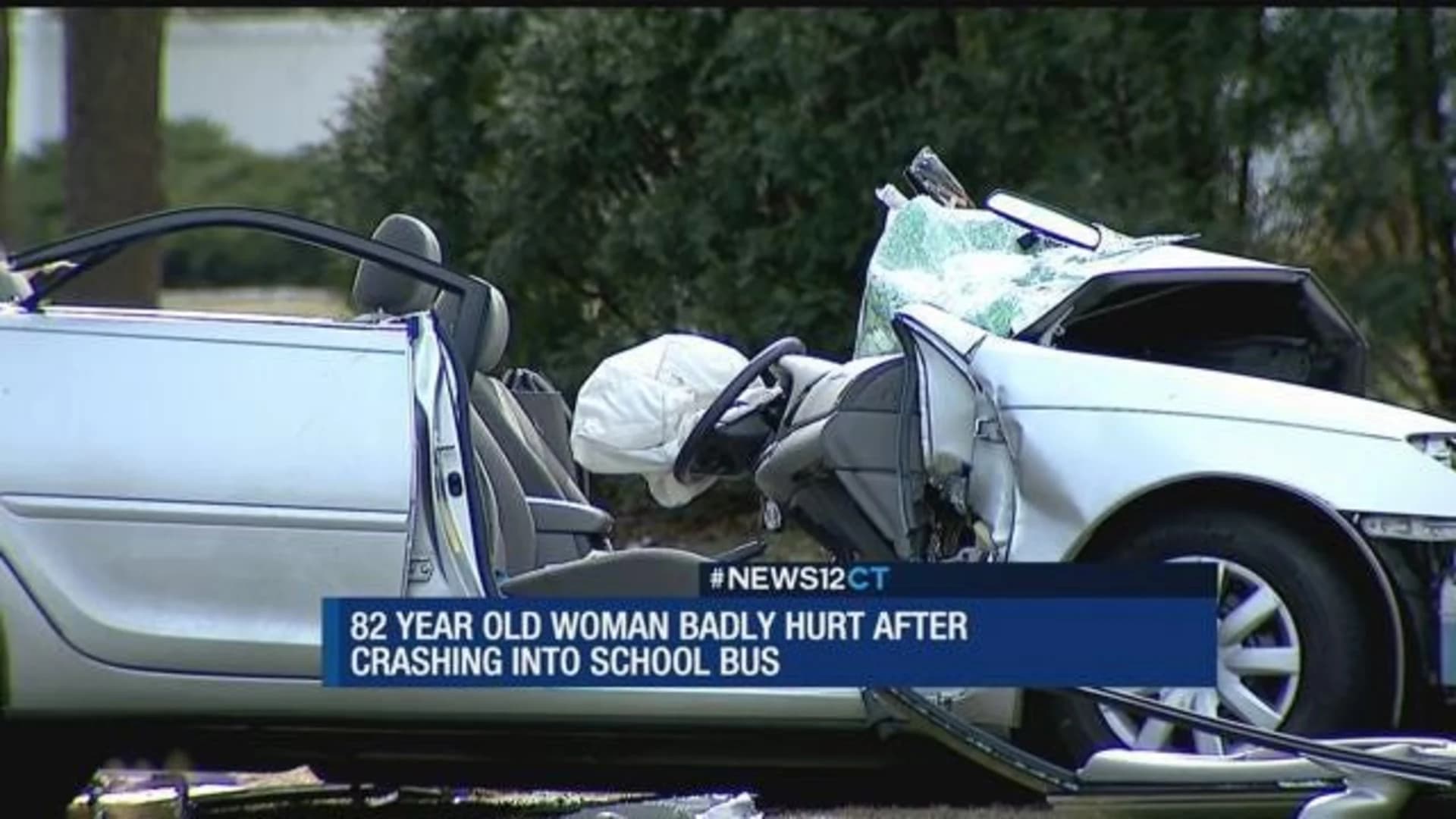 82-year-old woman seriously injured in head-on crash in Stamford