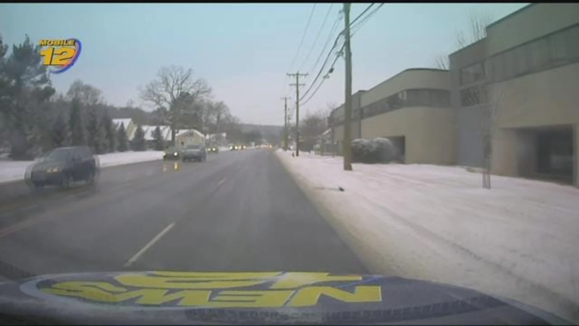 Mobile 12 in Wilton: Fast moving snow blankets region