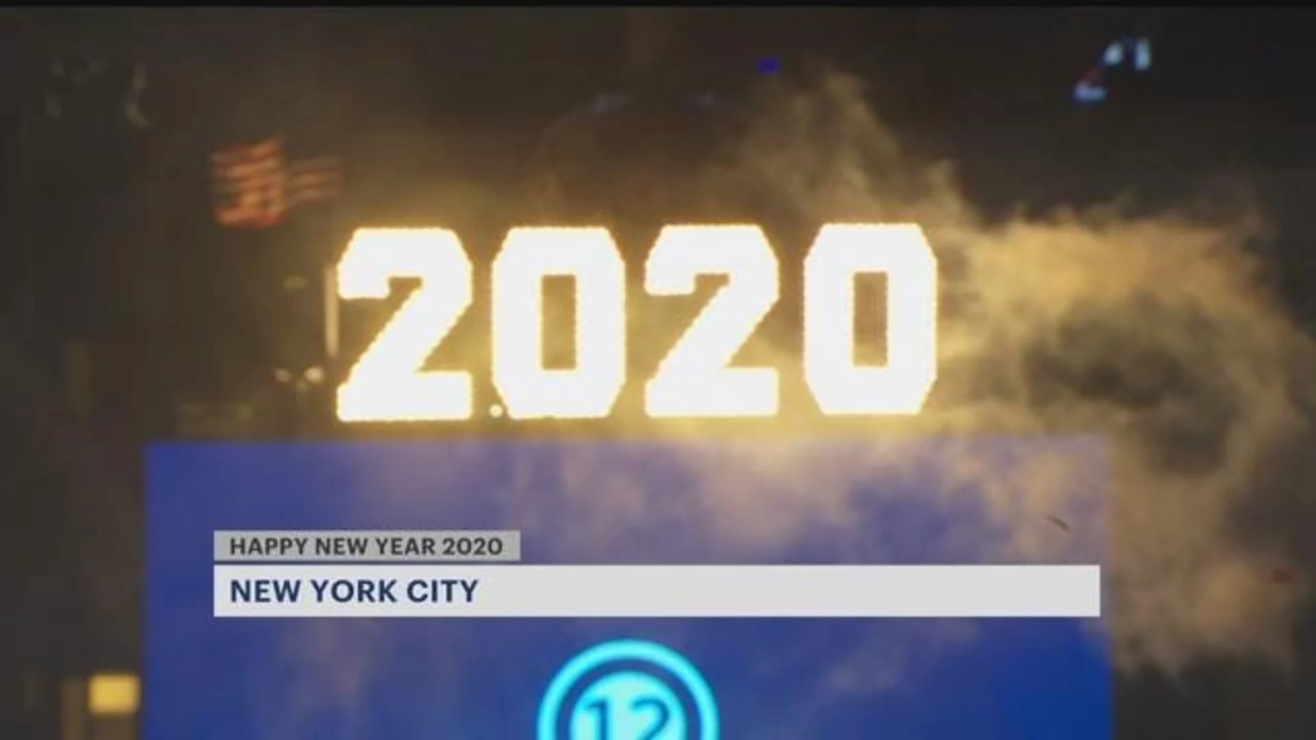 Kisses, cheers, fireworks welcome 2020 in Times Square