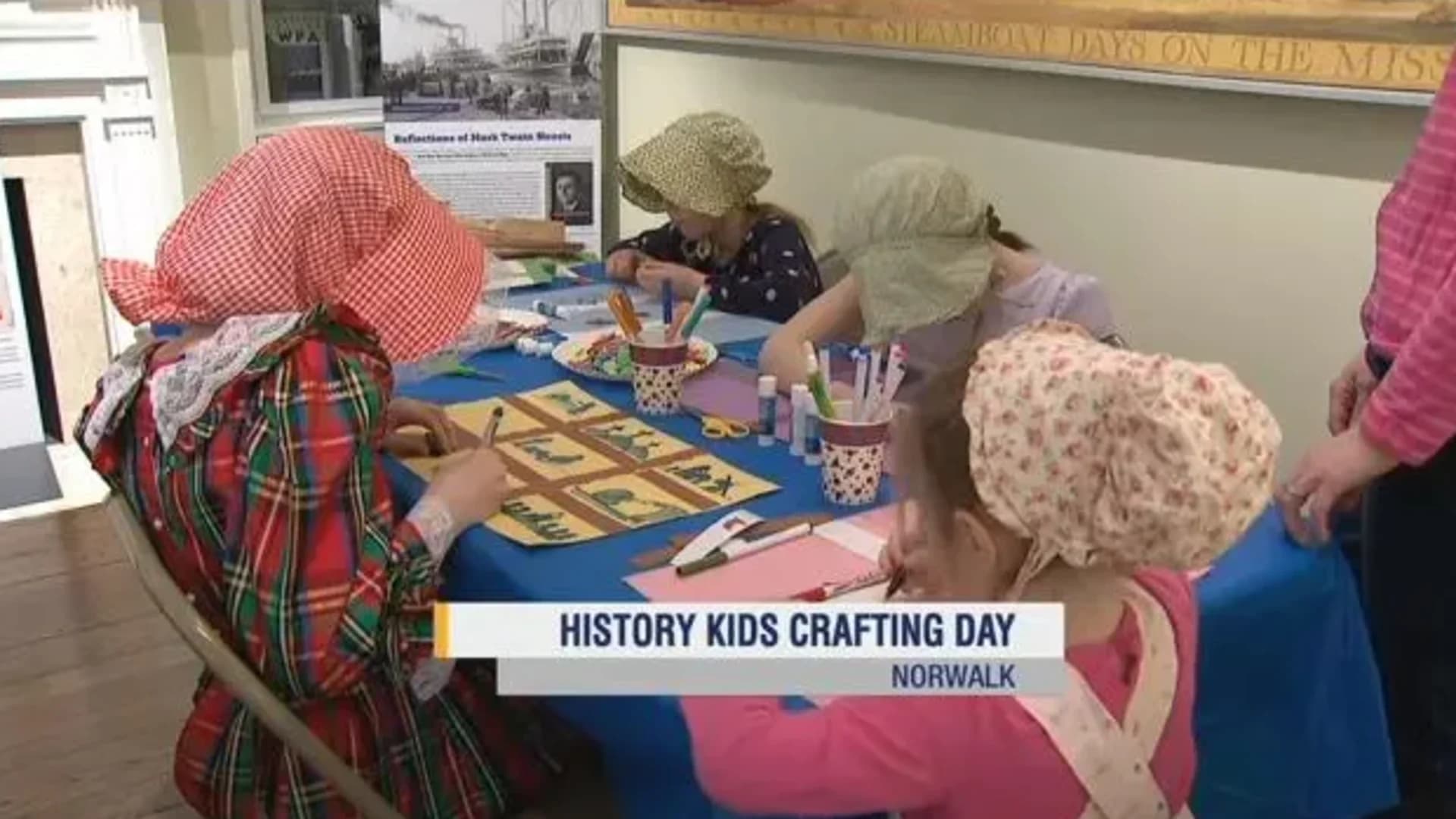 Kids celebrate National Crafting month in Norwalk
