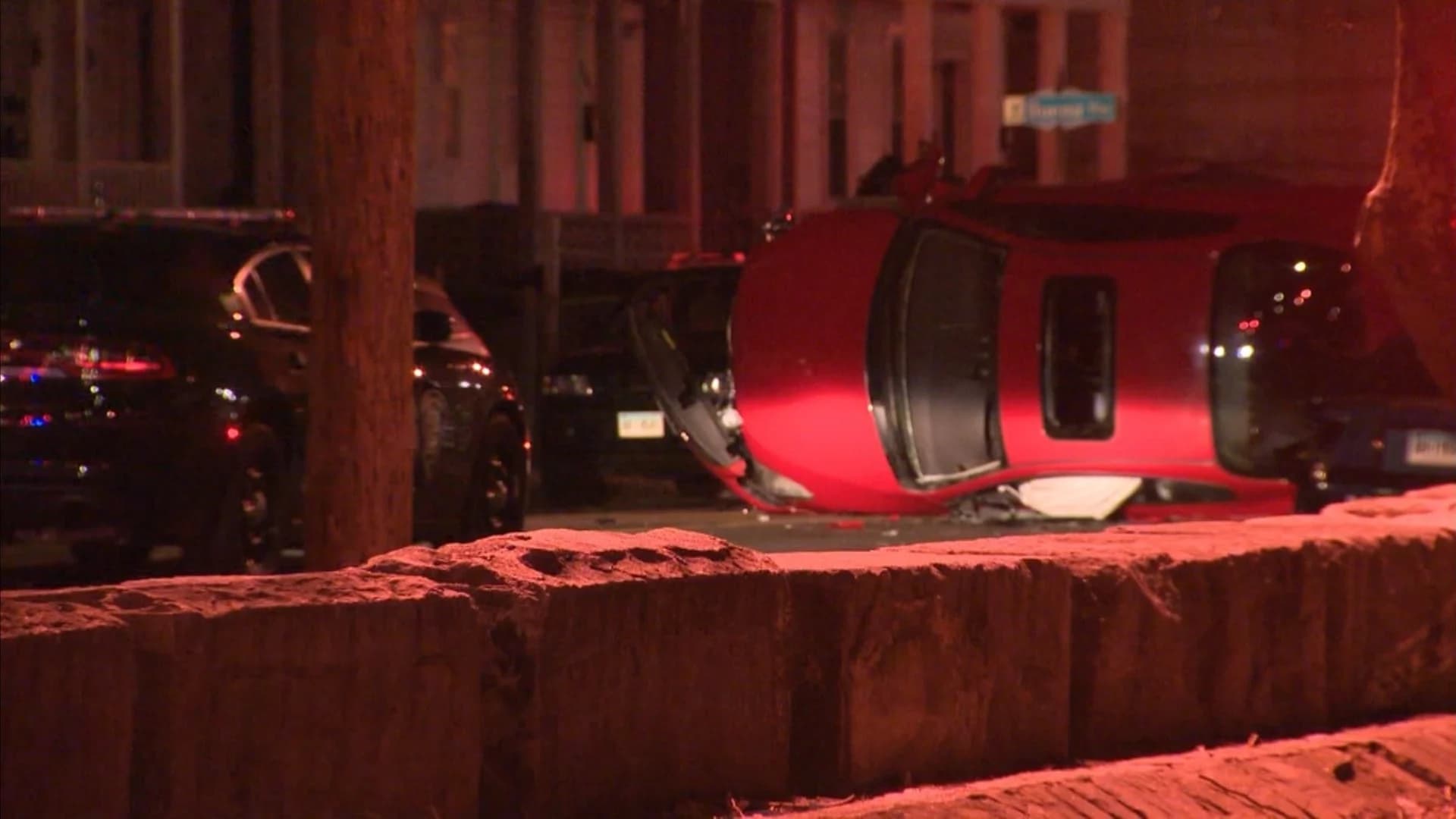 Police: Speeding caused 3-car accident in Bridgeport