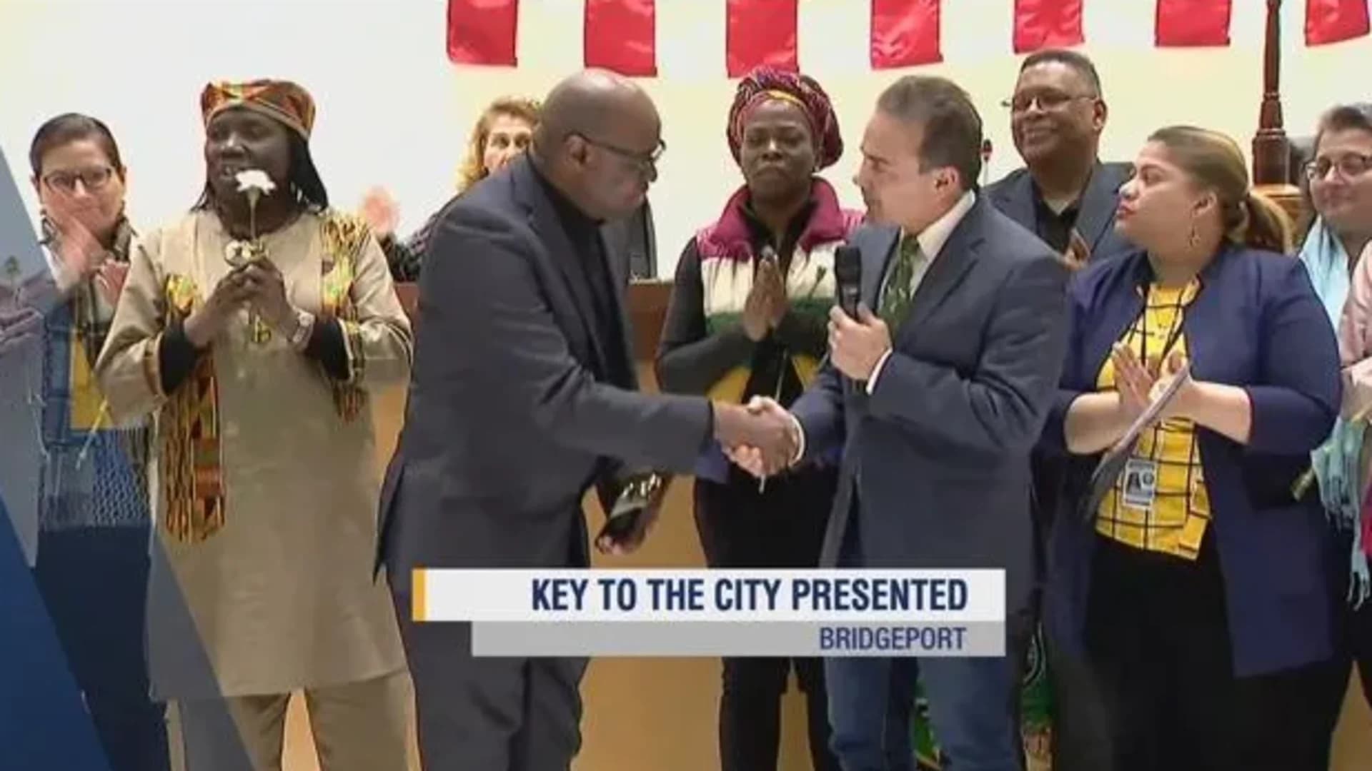 Bridgeport honors software developer with keys to city