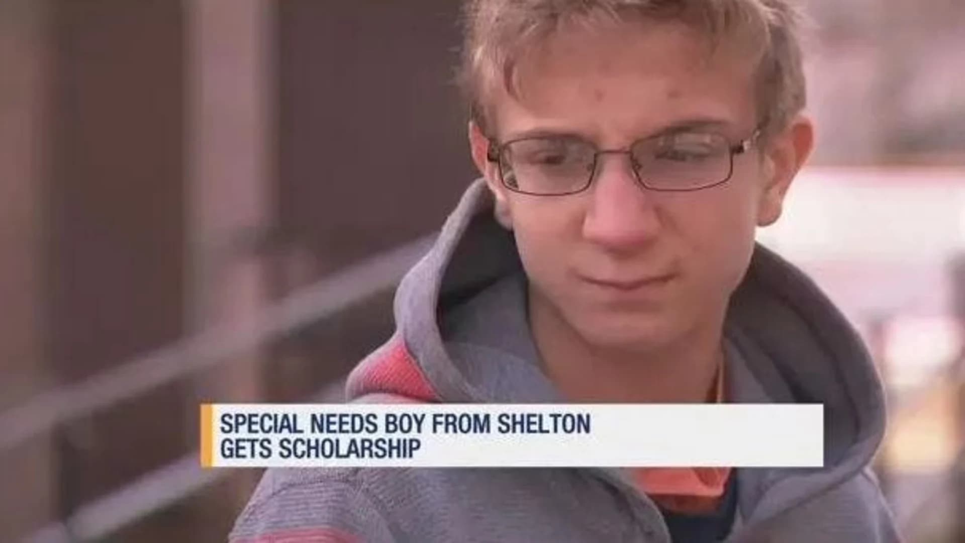 Shelton teen with special needs gets scholarship to school