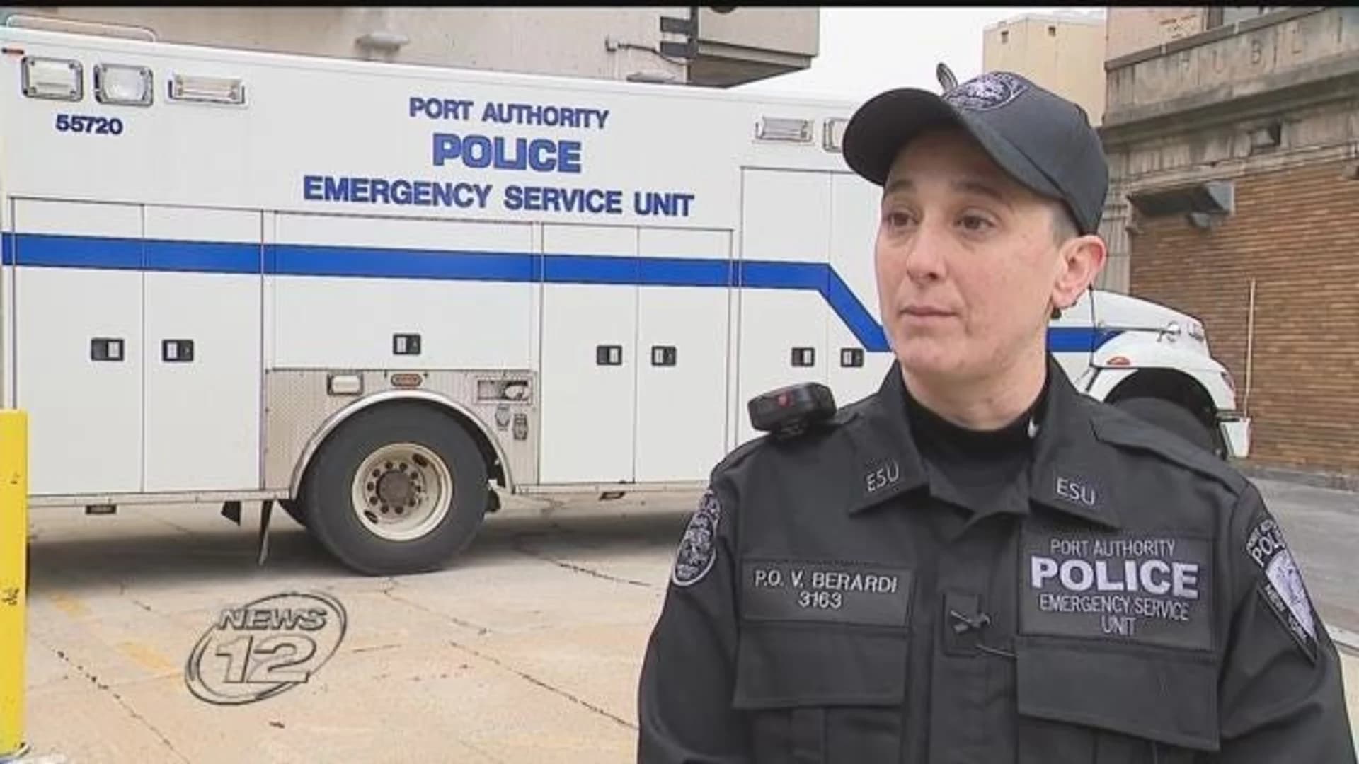 Port Authority officer becomes only woman on emergency services team