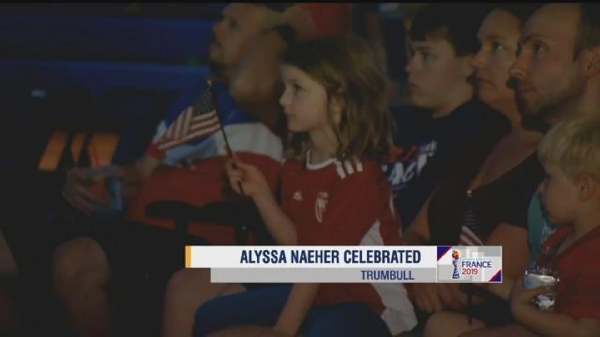 People in Trumbull celebrate local Alyssa Naeher in World Cup