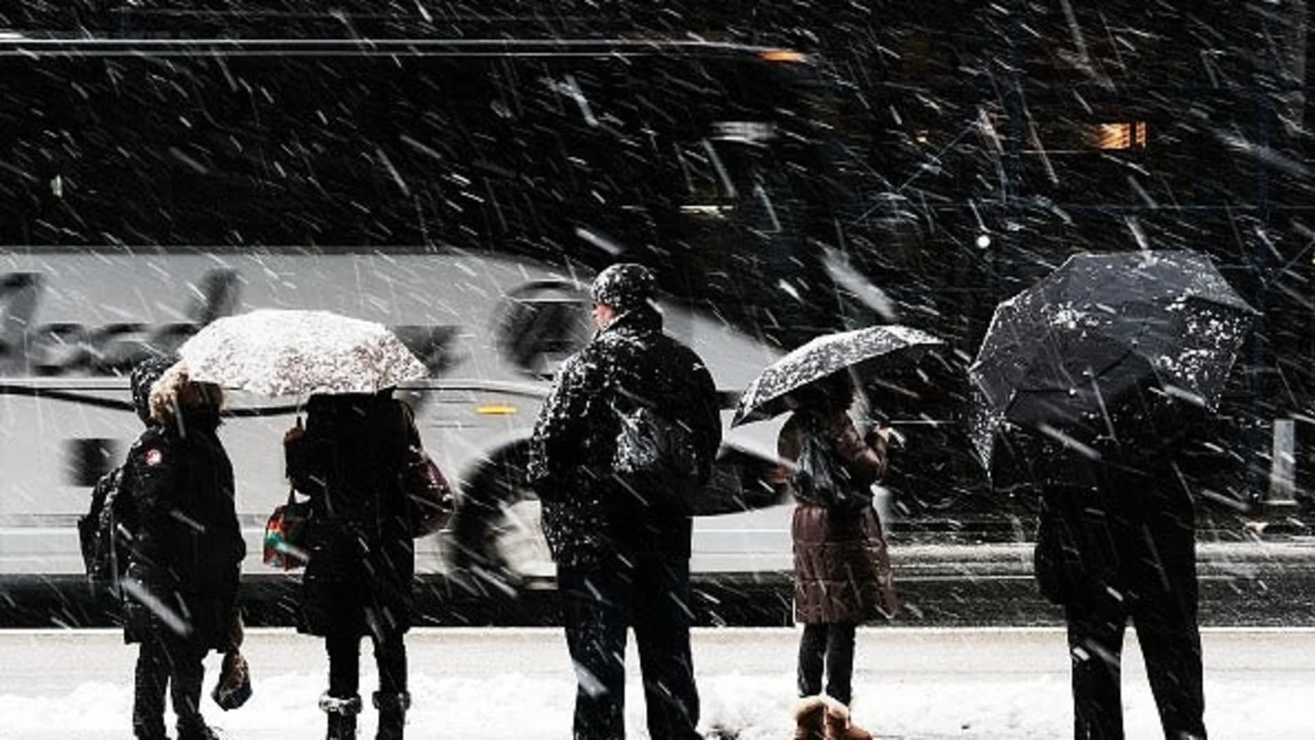 Nor'easter snow totals for New York City
