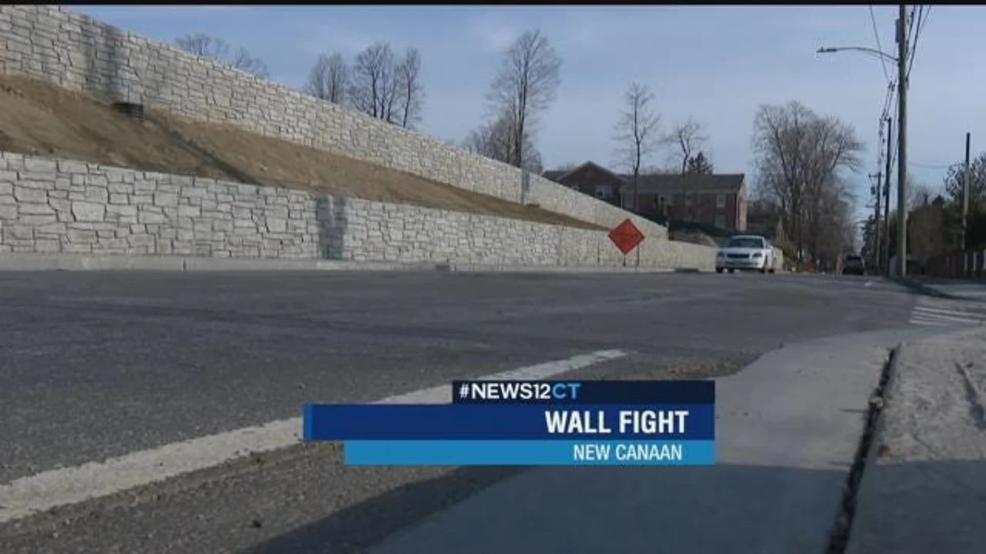 New Canaan apartment complex wall becomes the talk of the town