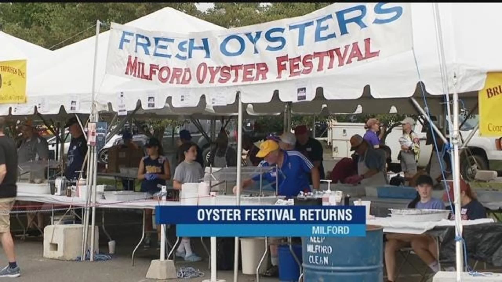 45th Oyster Festival draws crowds in Milford