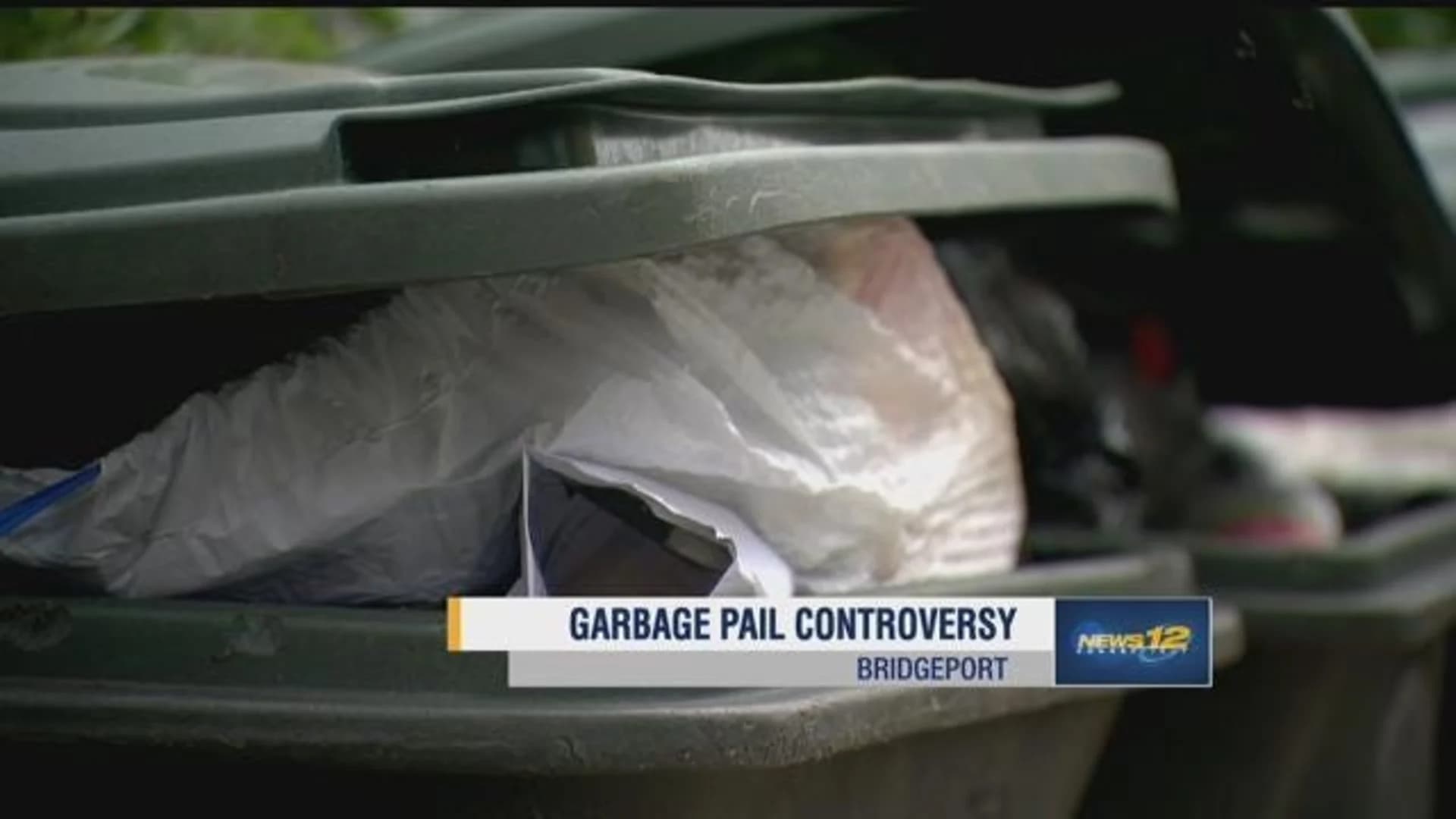 Bridgeport residents frustrated with garbage pail placement