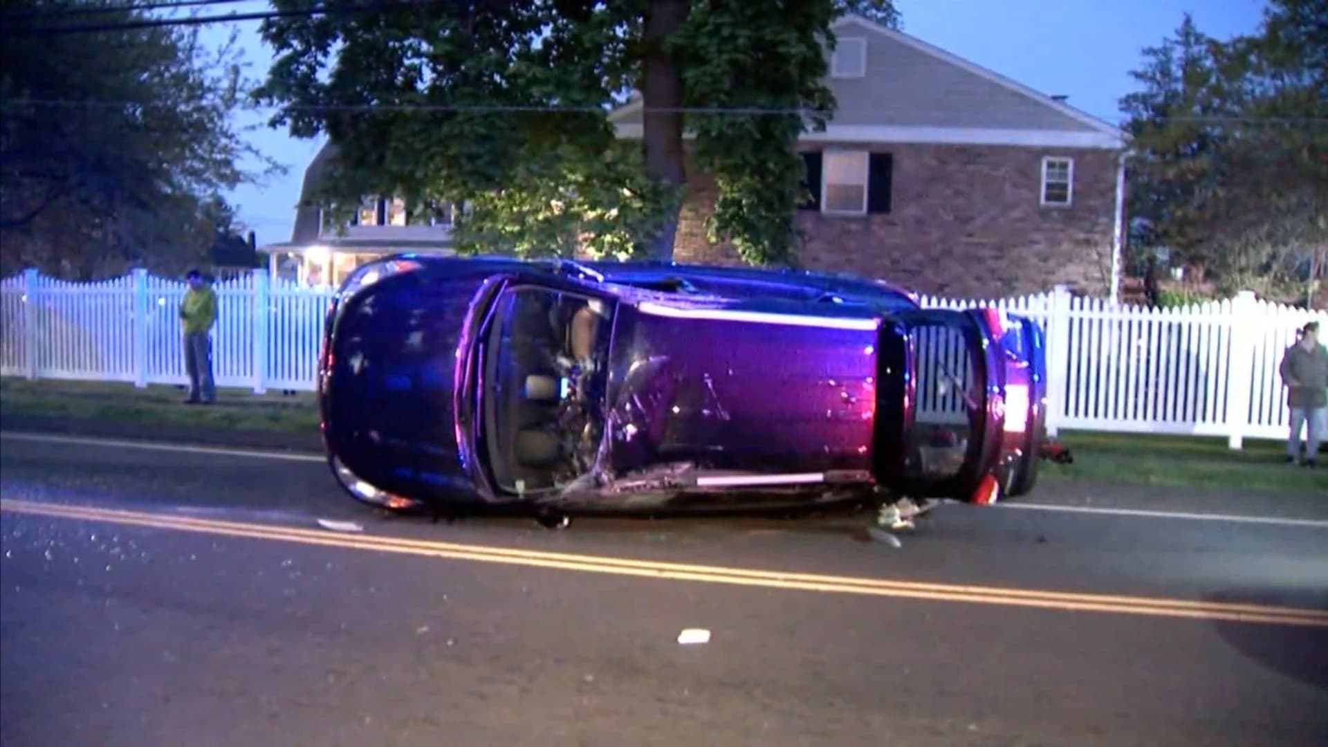 At least 3 hospitalized following 5 car accident in Stamford