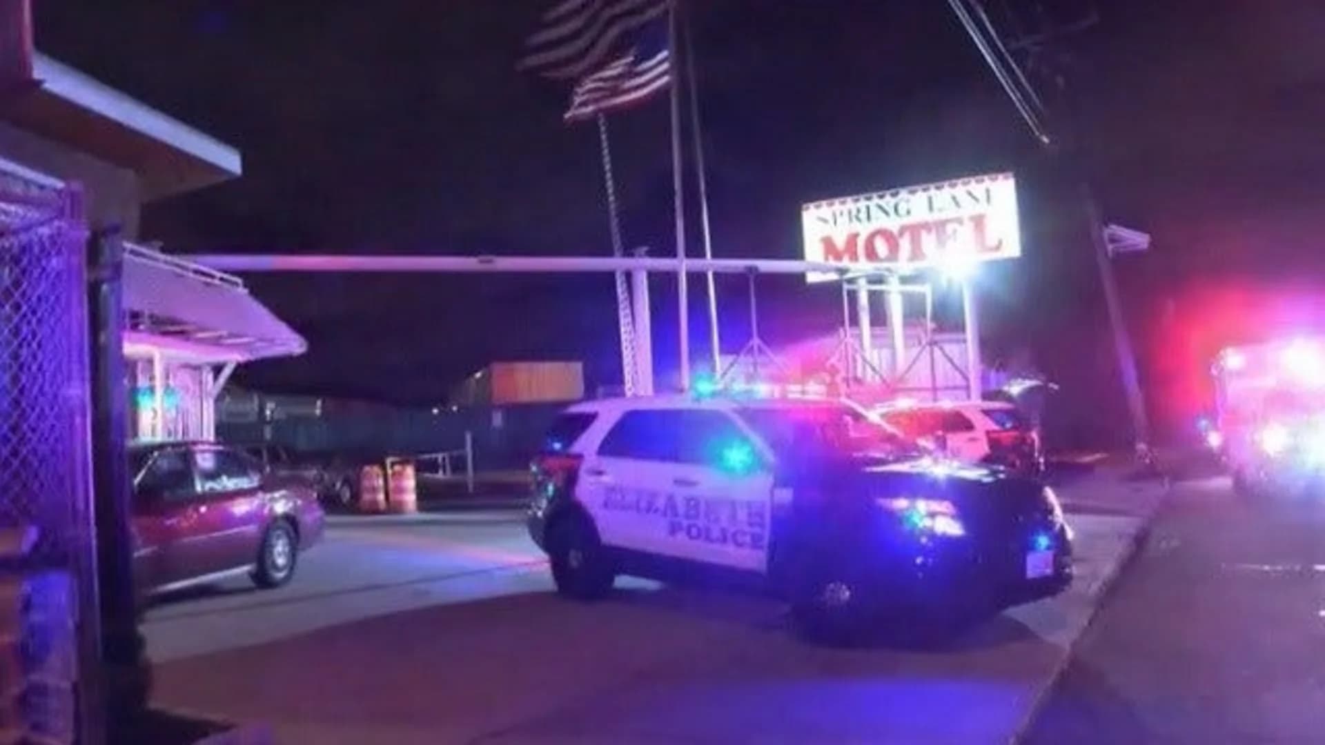 Police called to Elizabeth motel for shooting