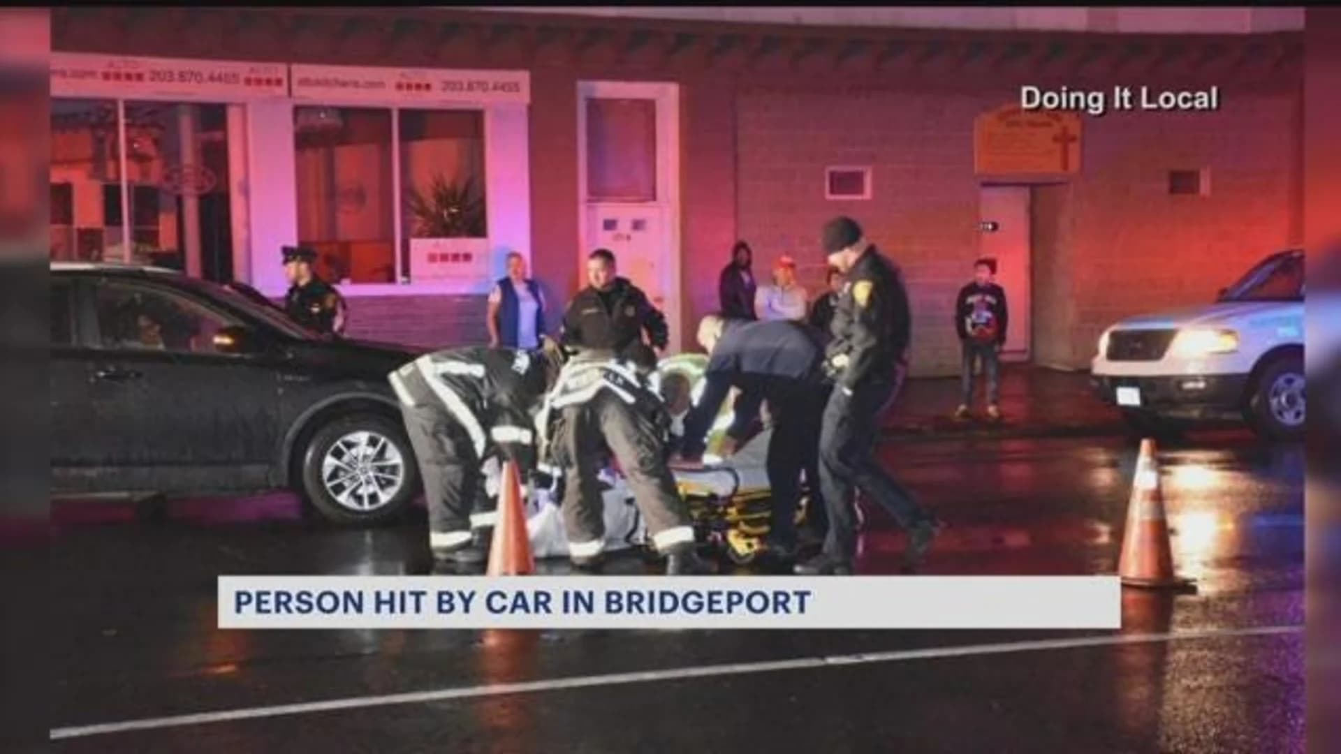 Police: Pedestrian struck, injured by car in Bridgeport
