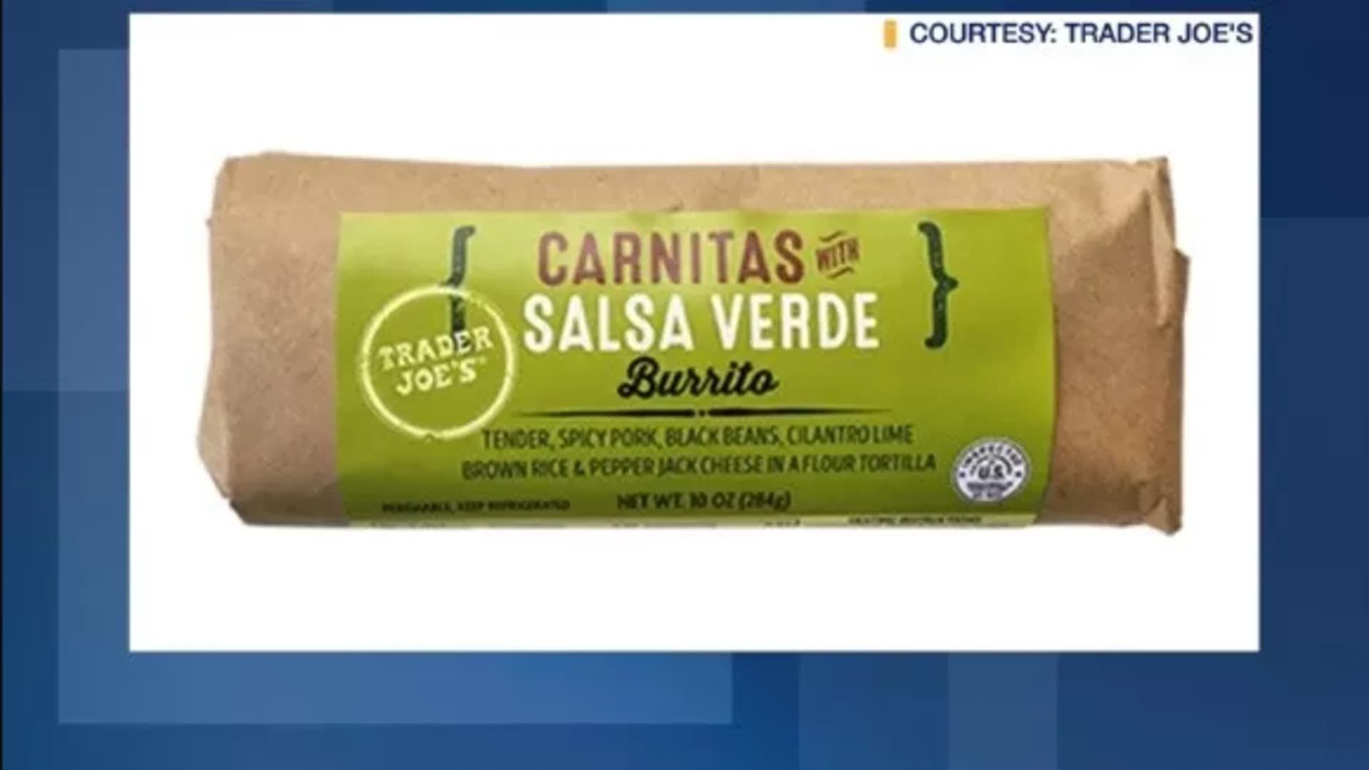 Trader Joe's recalls burrito over possible salmonella concerns
