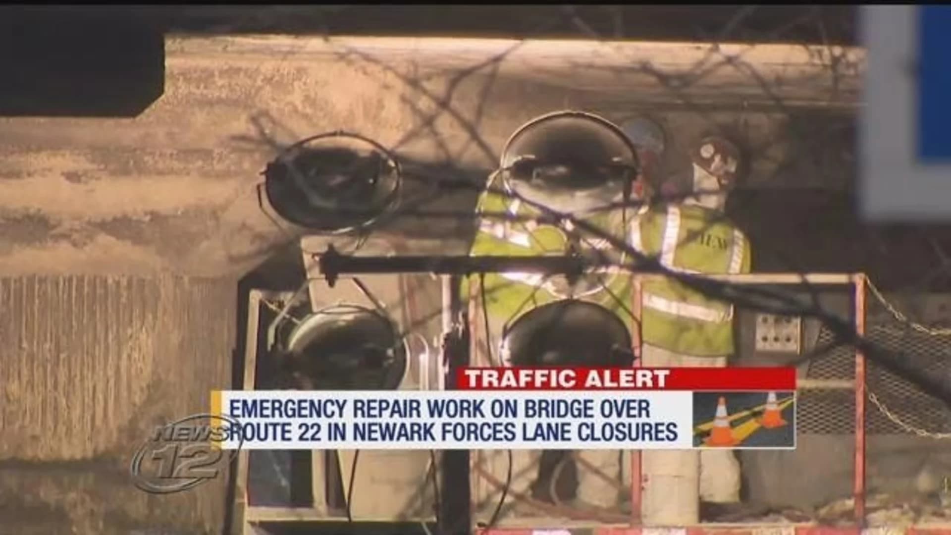 Emergency repair work begins on Route 22