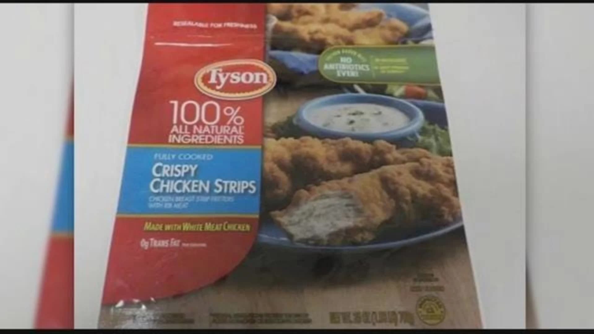 Tyson recalls chicken strips due to metal fears
