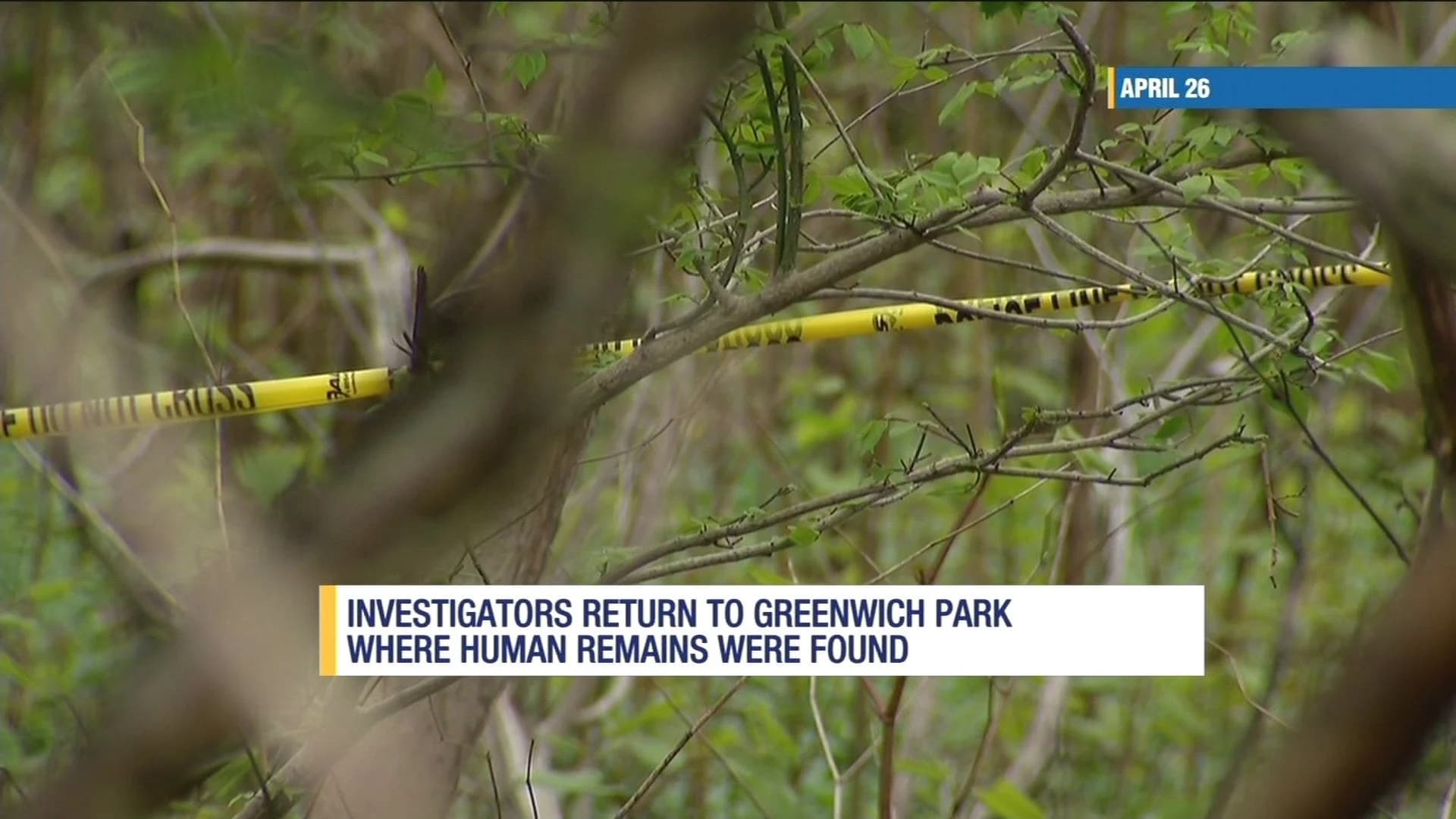 Investigators look for additional evidence connected to remains at park