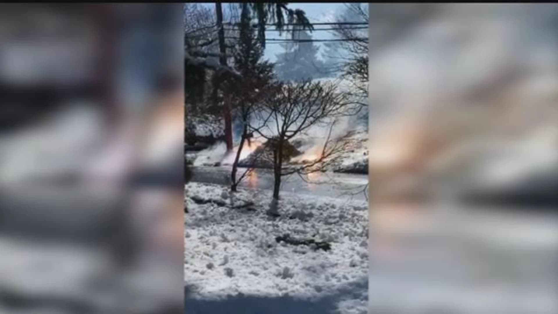 Police: Wires fall from heavy snow, causing fire in Norwalk