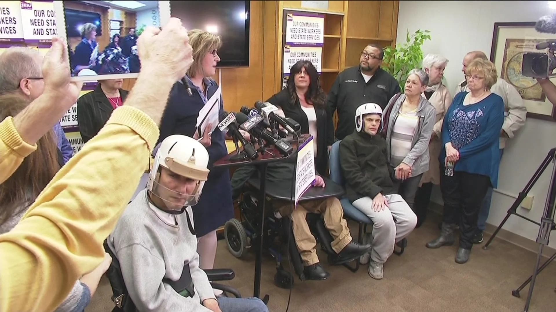 Parents of disabled children plea to stop state layoffs