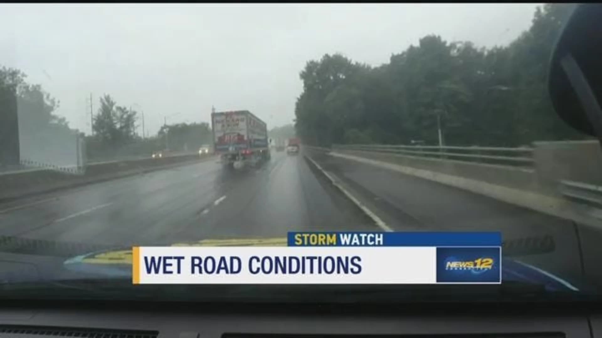 Rain makes for messy morning commute across western Connecticut