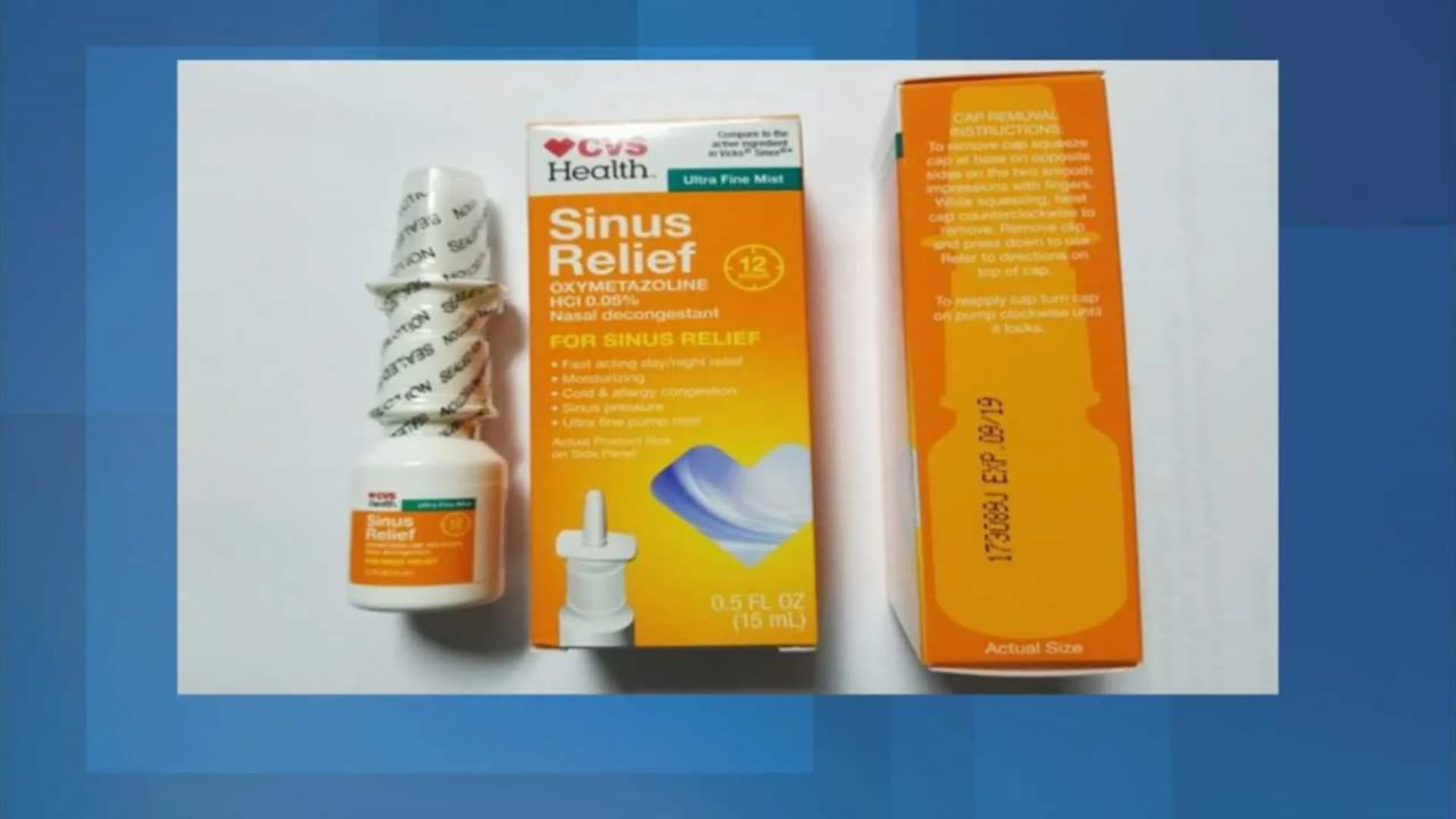 Nasal sprays, baby oral gels among hundreds of products recalled