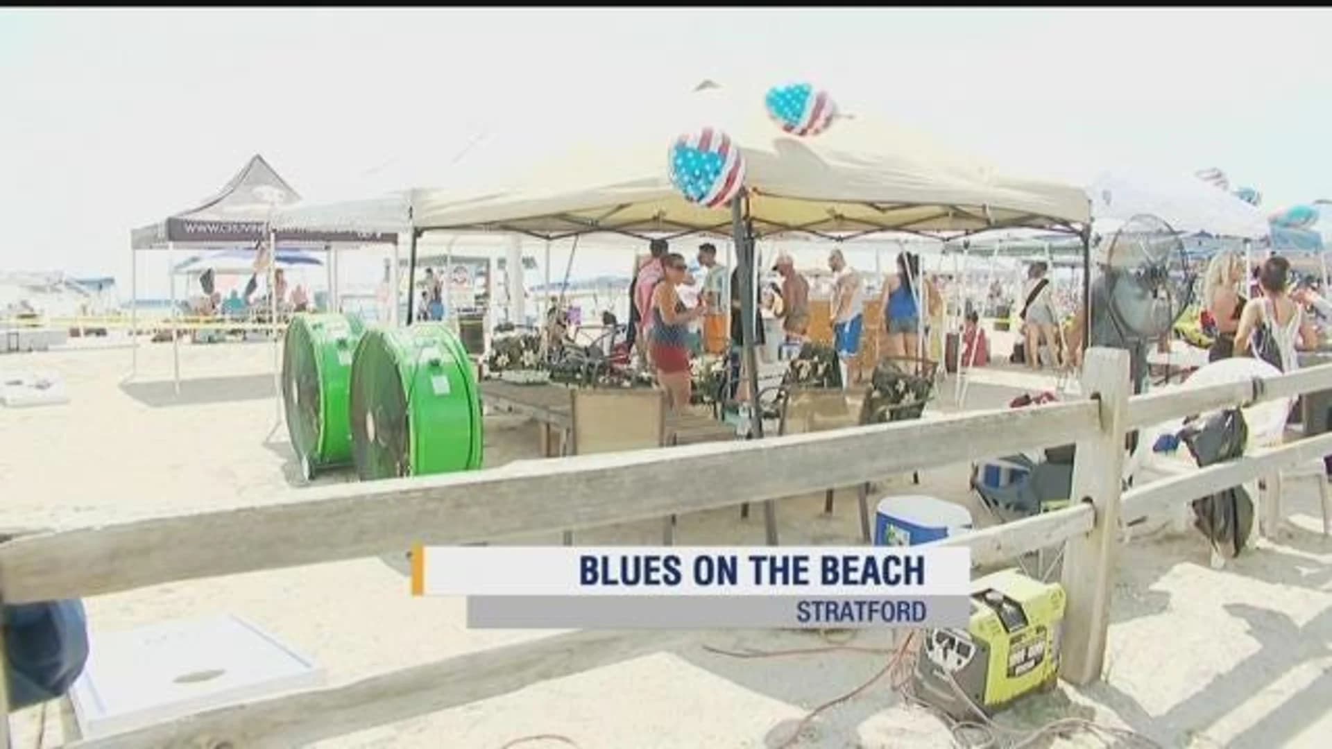Thousands gather for Blues on the Beach music festival in Stratford