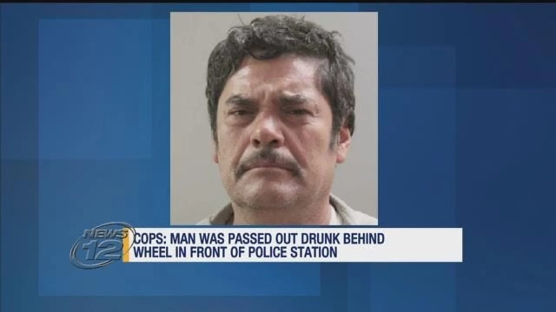 Police: Drunk driver found passed out in car in front of police station