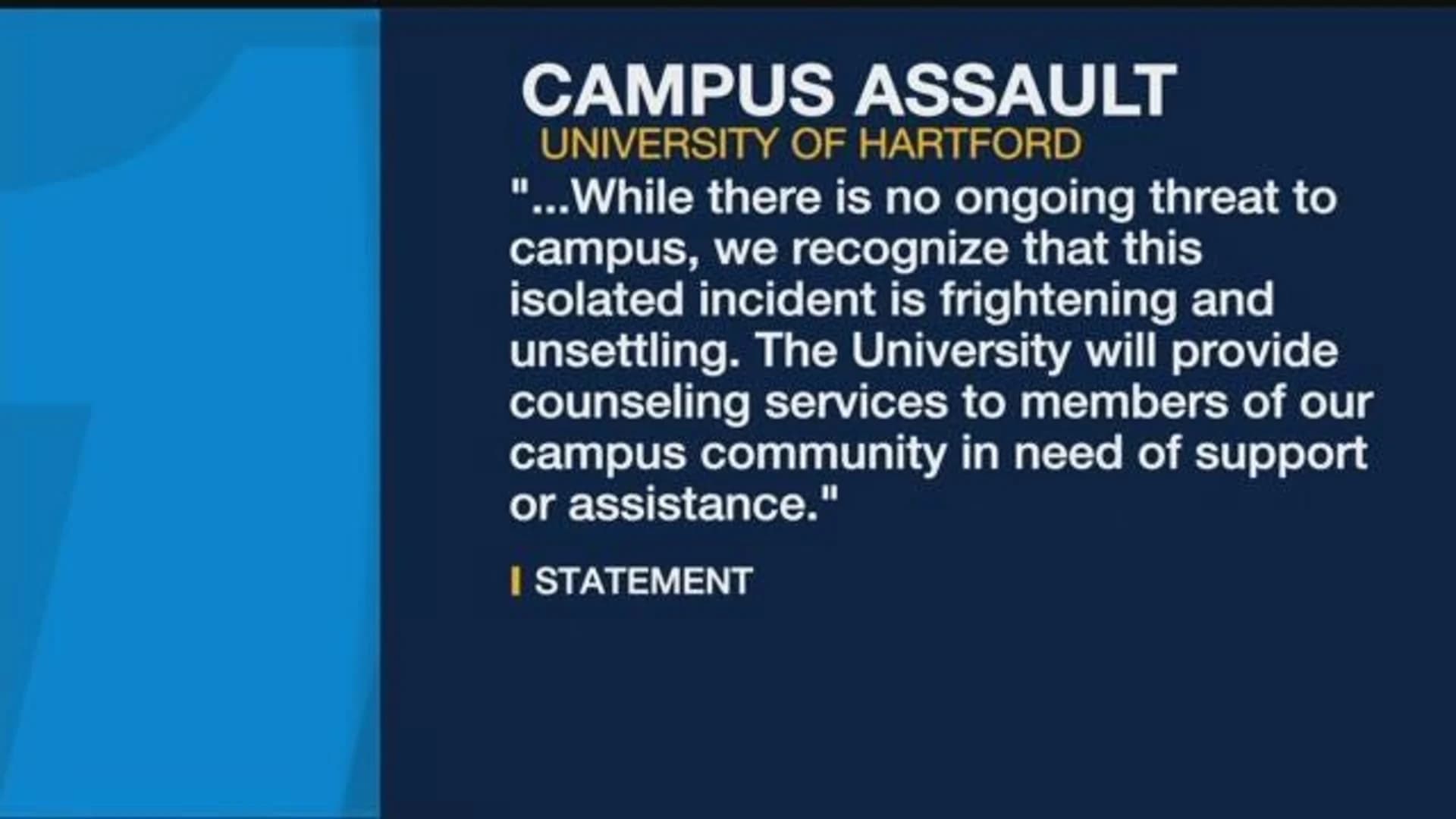 Officials: 2 stabbed on University of Hartford campus