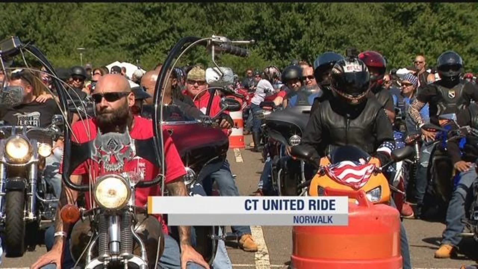 Thousands of spectators watch CT United Ride to honor 9/11 victims