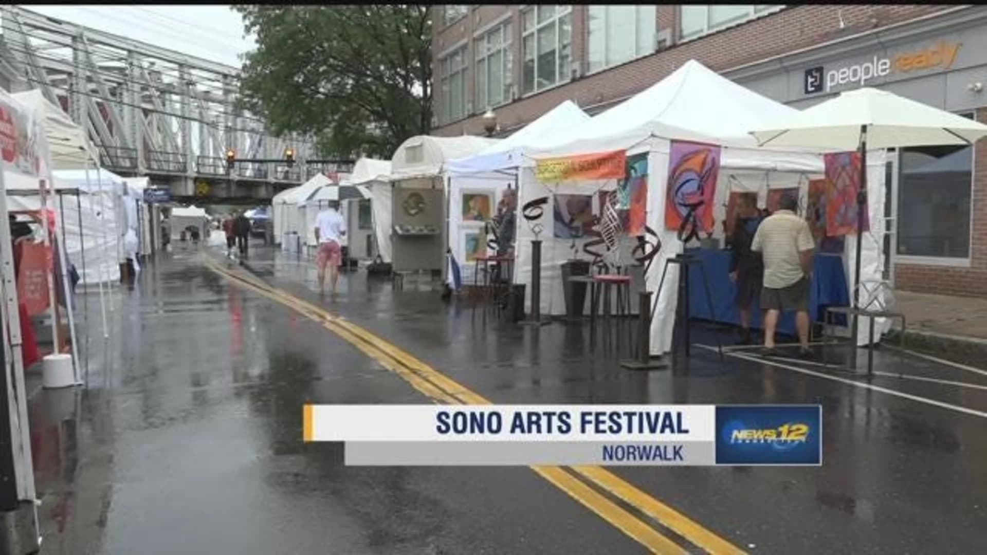 Rain doesn't put damper on SoNo Arts Festival