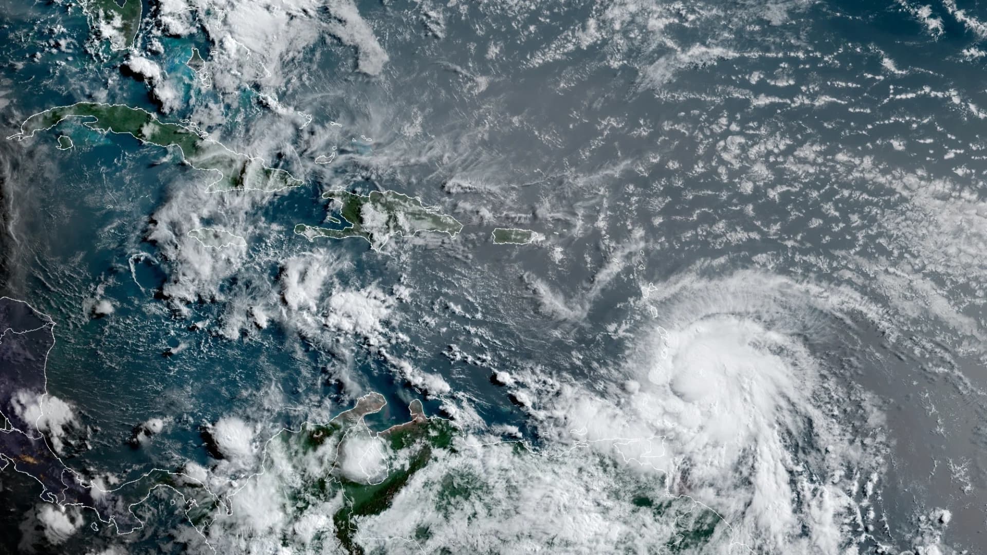 Elsa strengthens into season's 1st hurricane in Caribbean