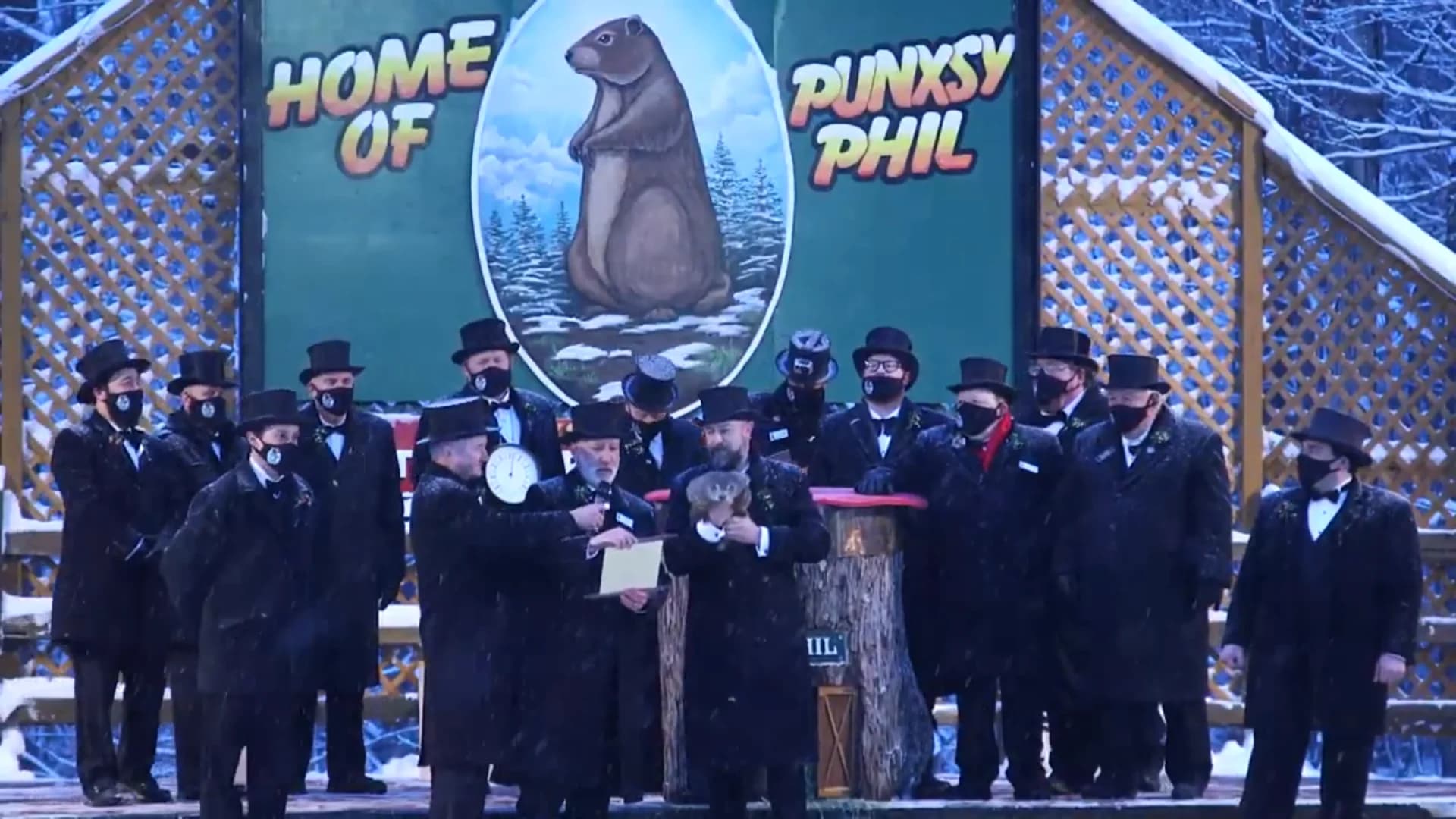 Punxsutawney Phil says there will be 6 more weeks of winter