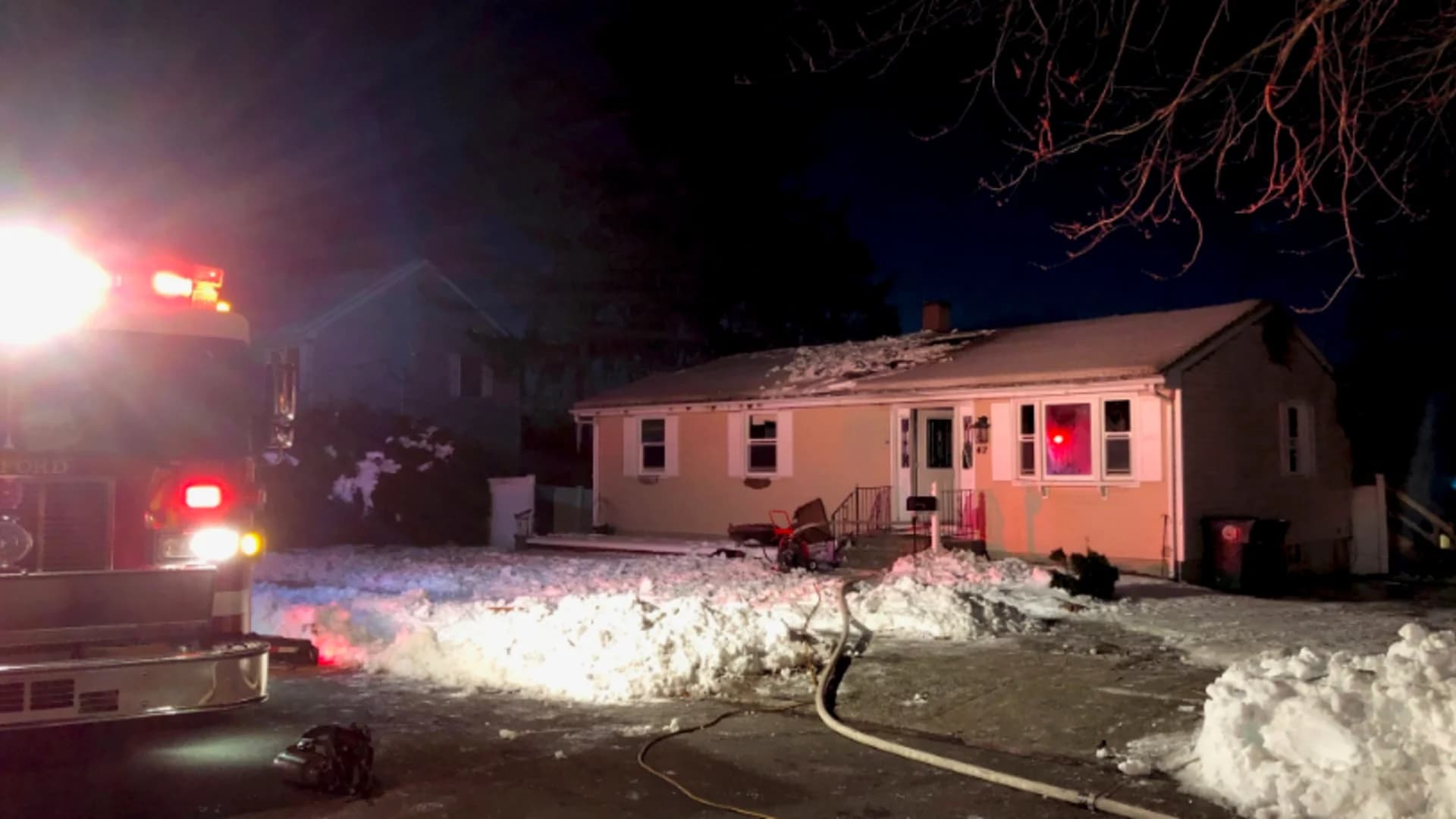 Officials: Fire damages vacant Milford home