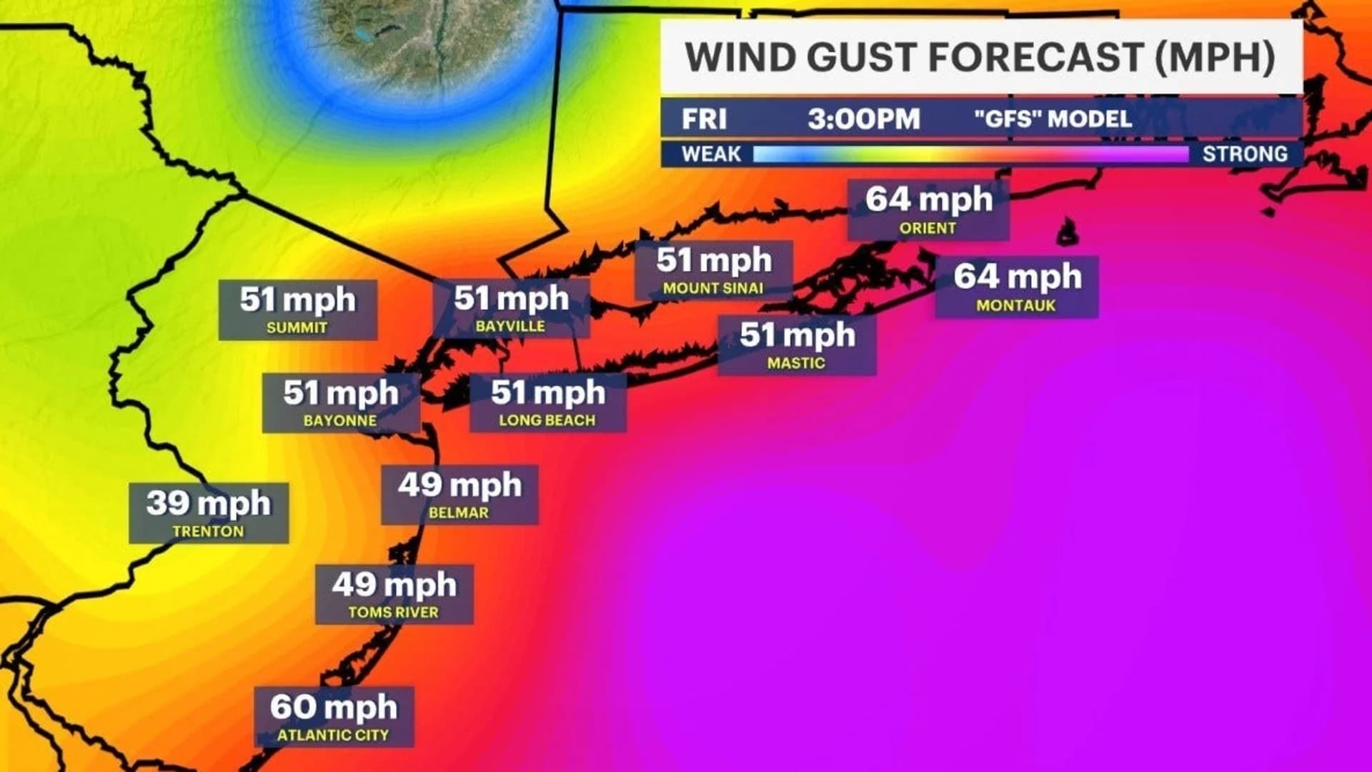Wind advisory issued for northern Fairfield County