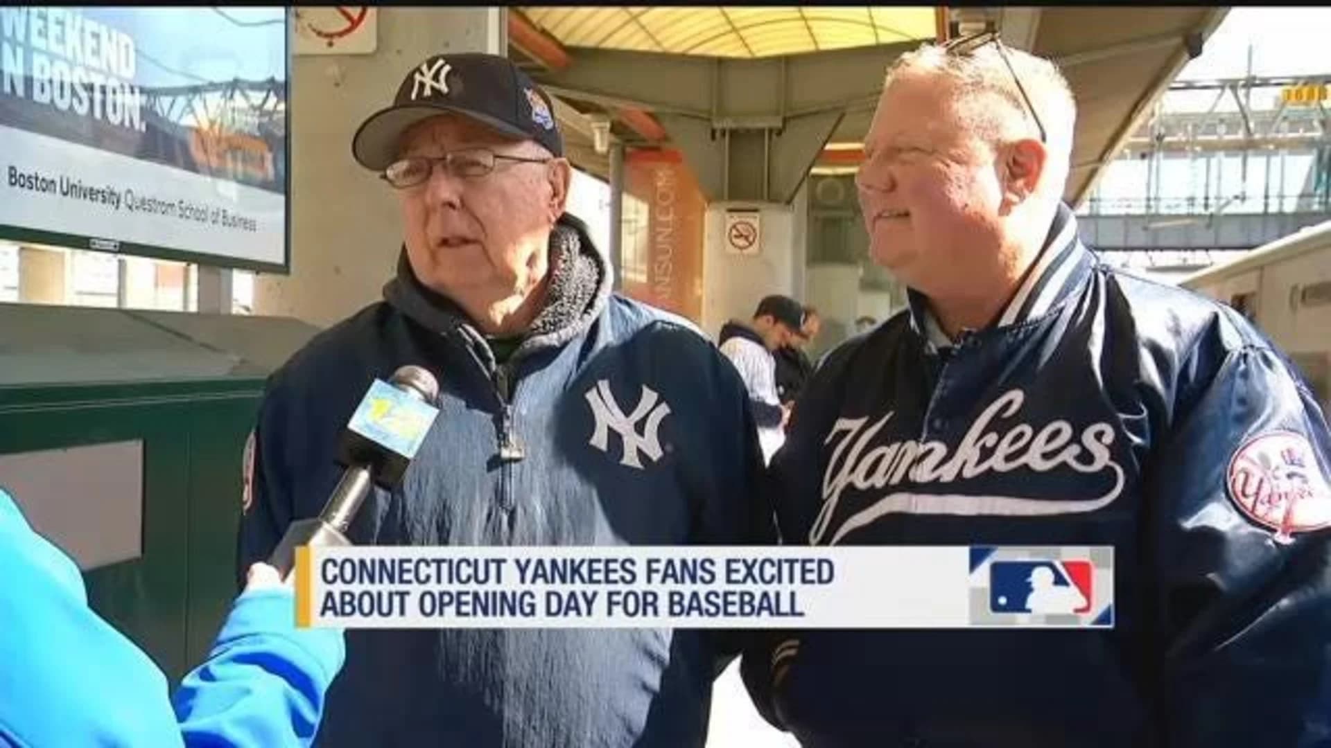 Fans flock to the Bronx for Yankees home opener
