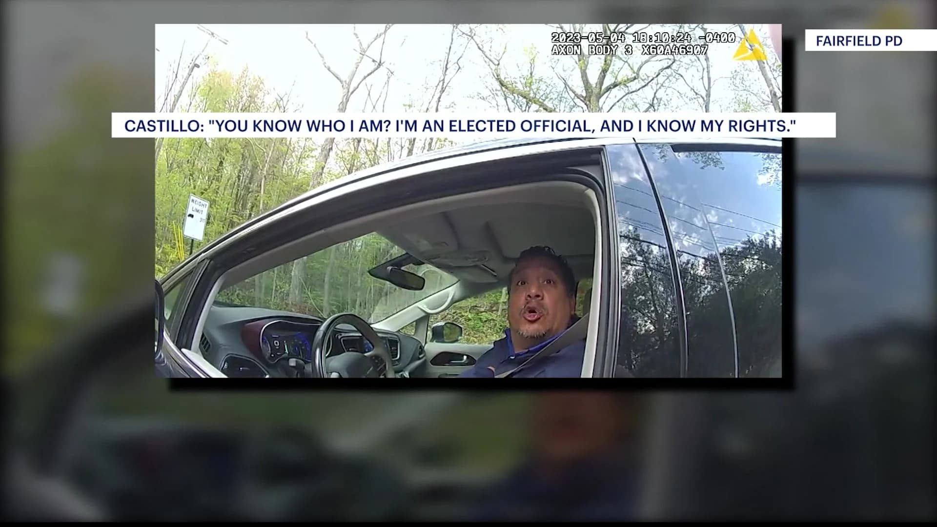 ‘You know who I am?’ Police video shows Bridgeport councilman’s ‘combative’ traffic stop