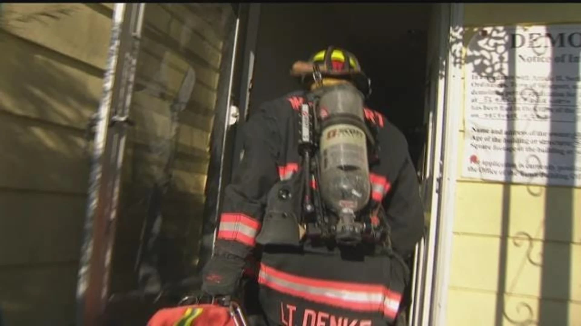 Westport firefighters train in home slated for demolition