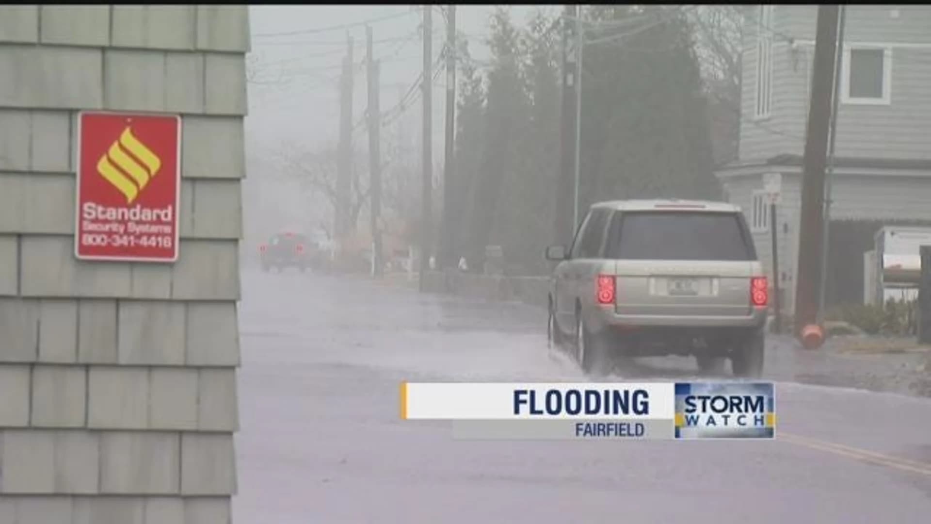Dozens of coastal roadways flood as winter washout batters CT