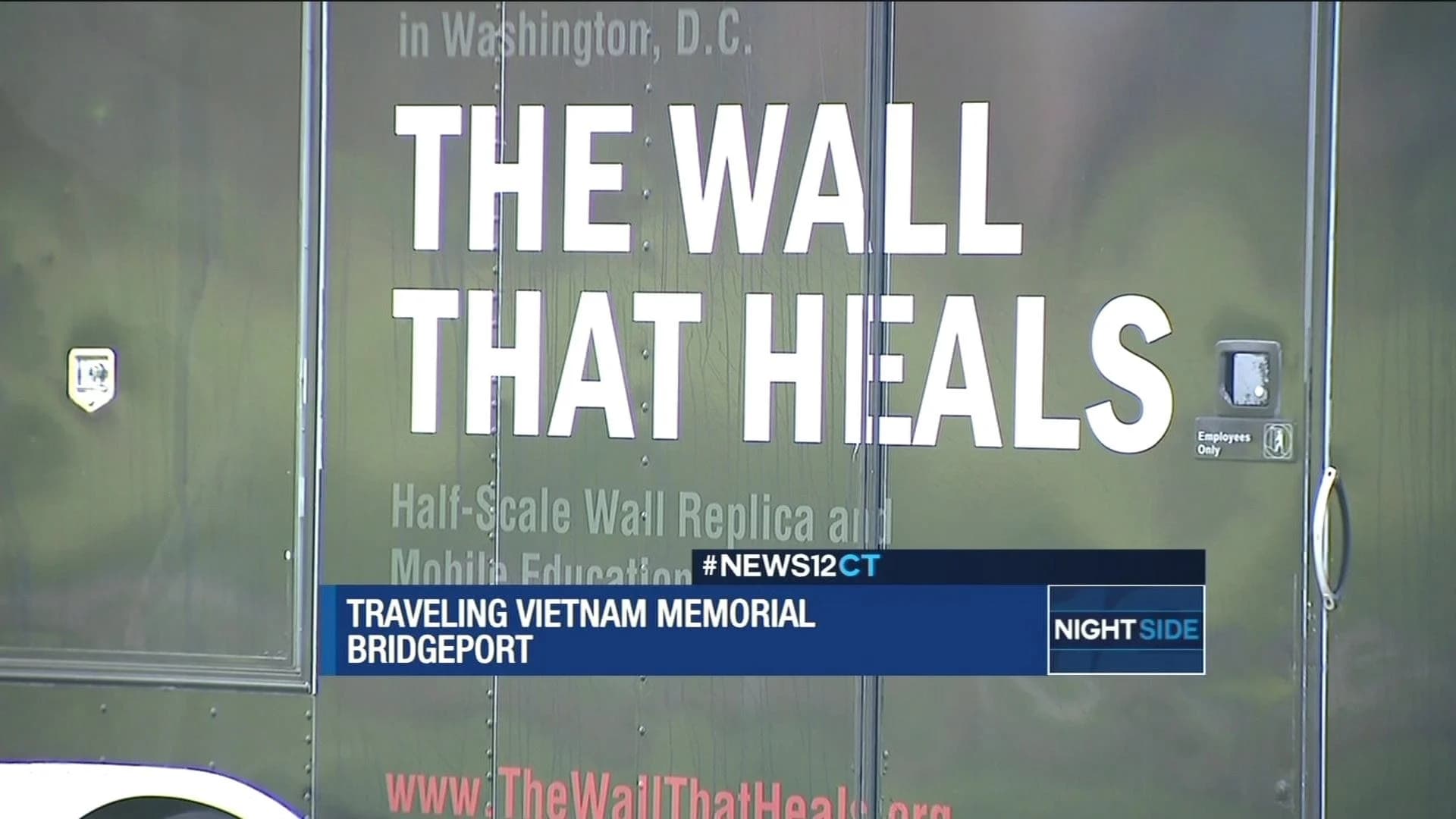 Mobile Vietnam vet memorial makes stop in Bridgeport