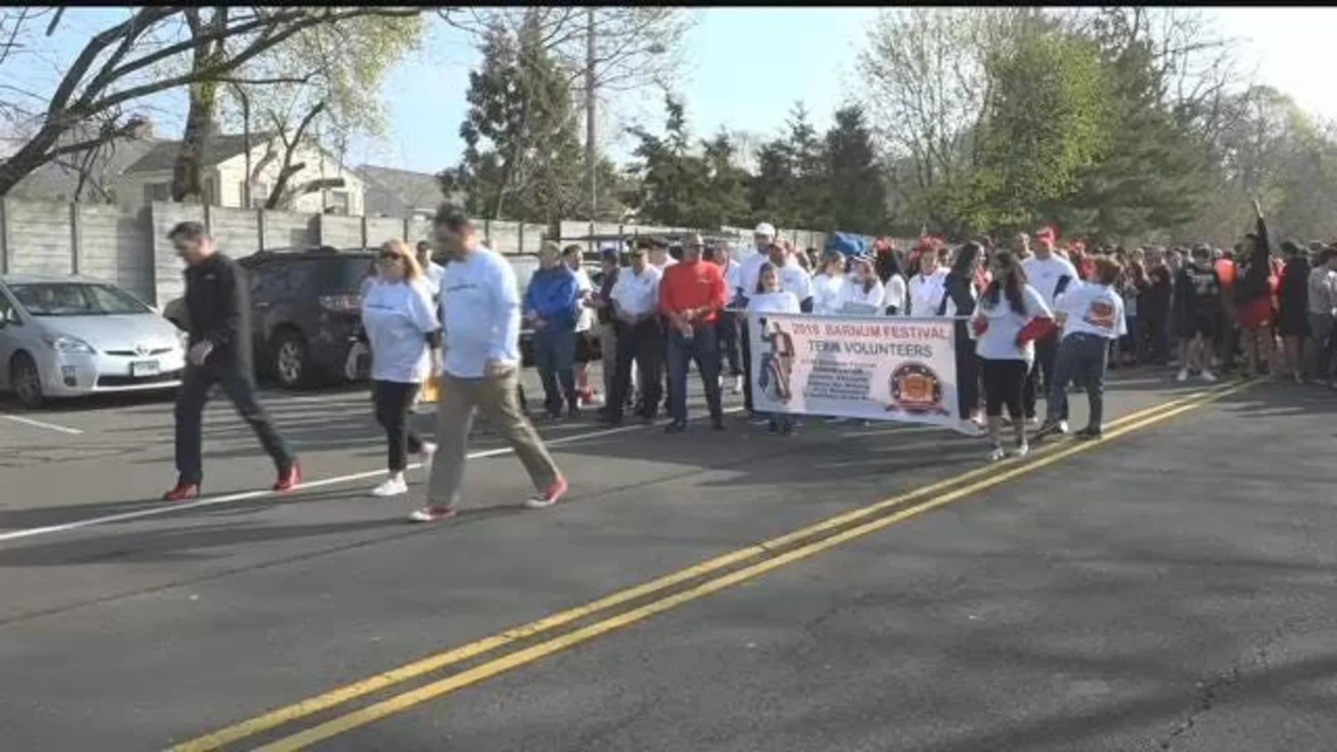 Hundreds take part in walk against sexual assault