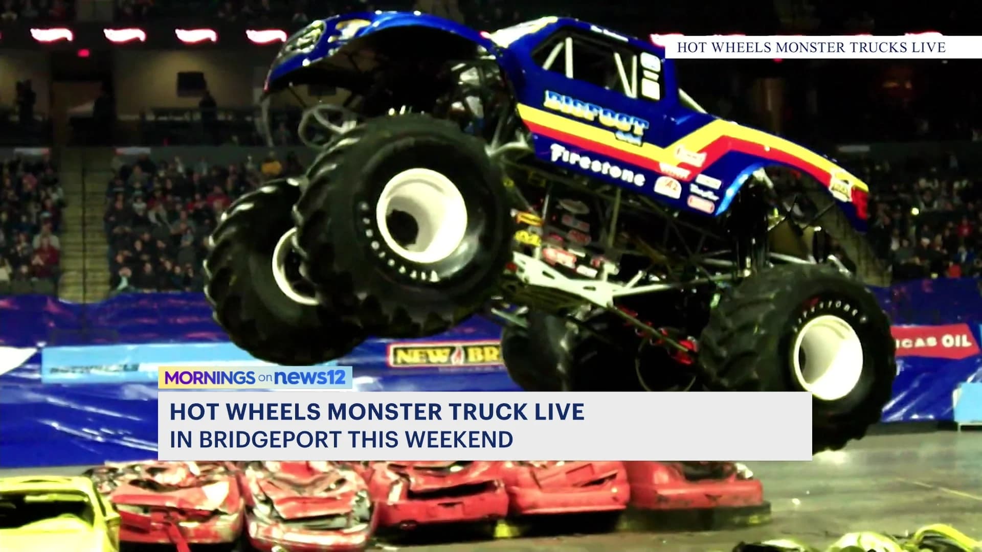 Hot Wheels Monster Truck event revs up in Bridgeport this weekend